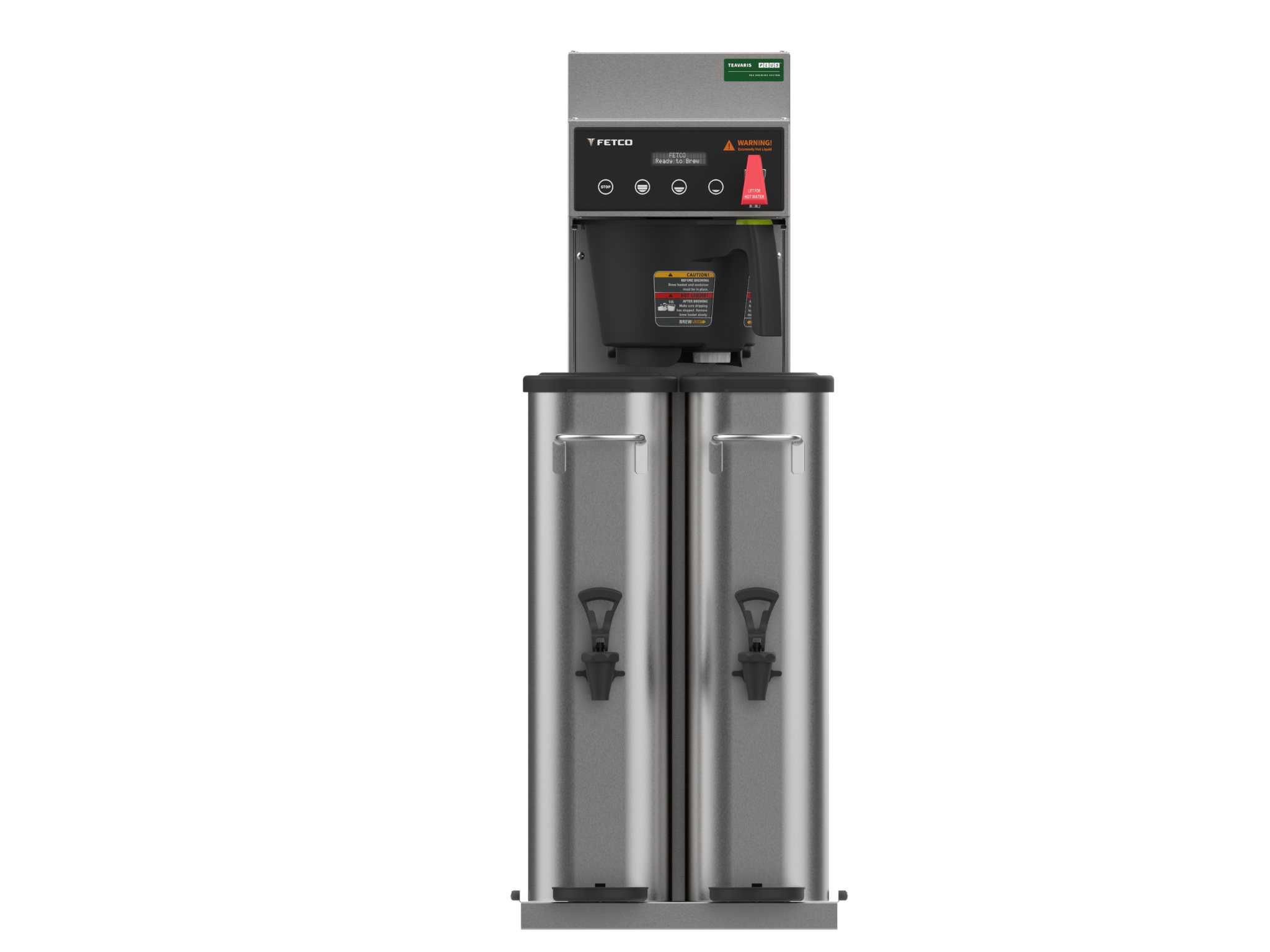 Fetco TBS-1222 Plus Series 120V Twin-Station Tea Brewer | Pro Coffee Gear