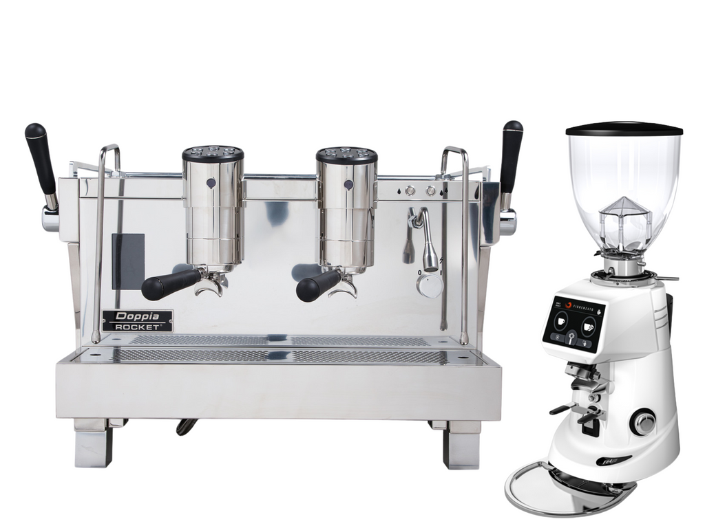 Rocket RE Doppia + Fiorenzato F64 Evo Bundle | Barista Equip